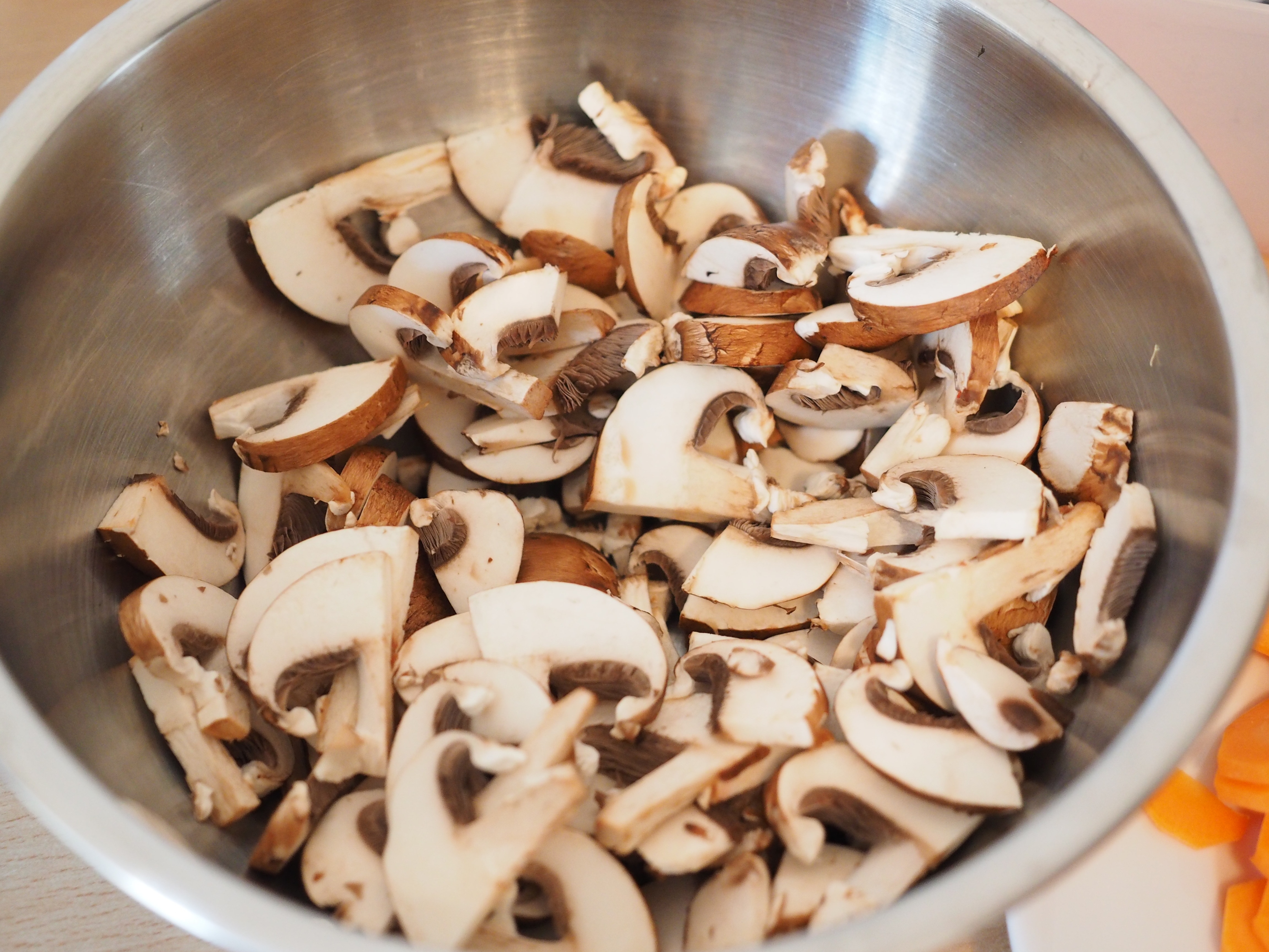 Preparation, Eat, Mushrooms, Ingredient, large group of objects, indoors