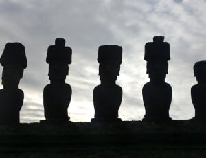 silhouette of statues thumbnail