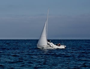 white sailing boat thumbnail