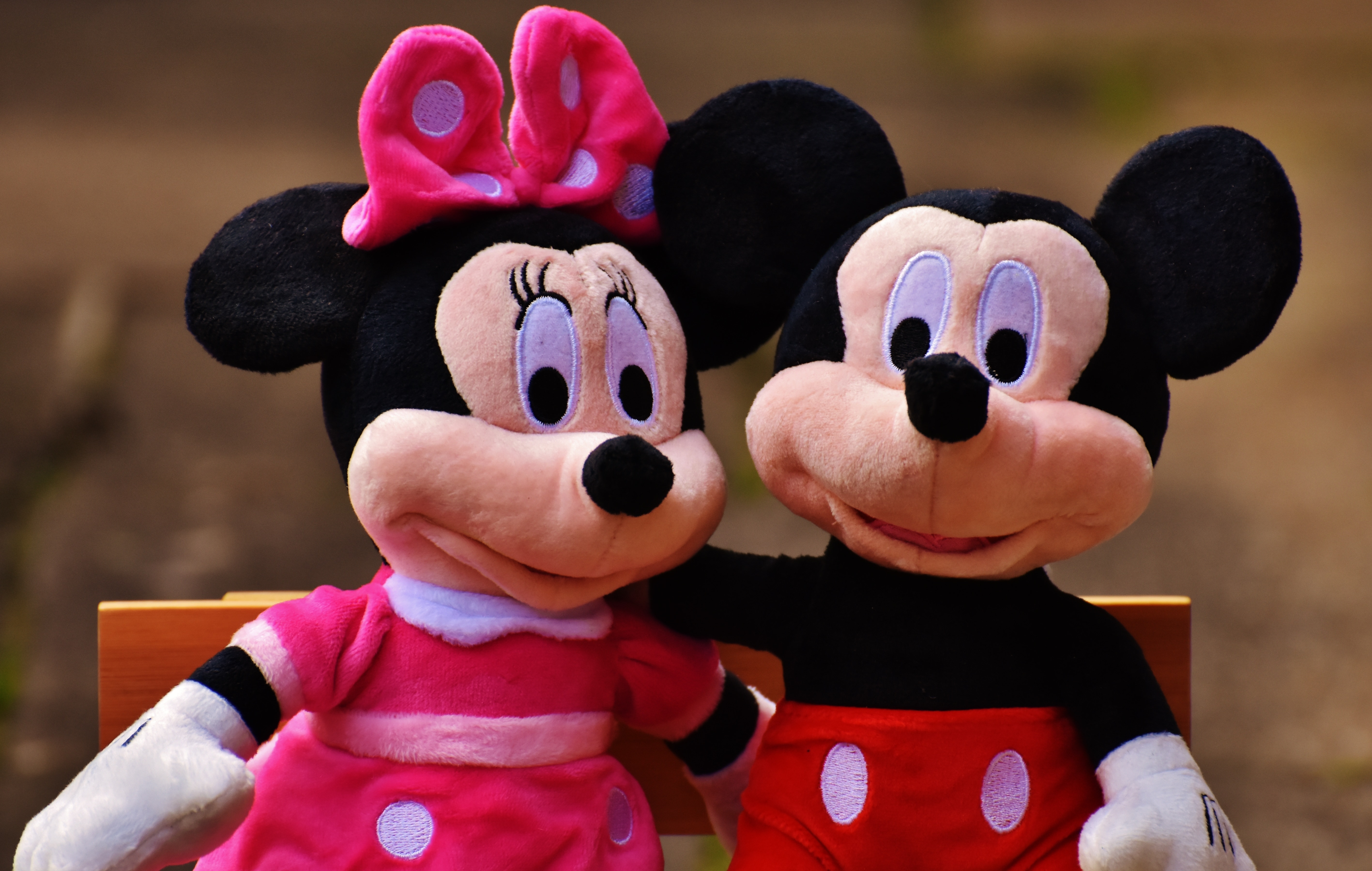 Mickey and minnie on sale teddy bears