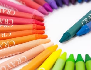 assorted color crayons thumbnail