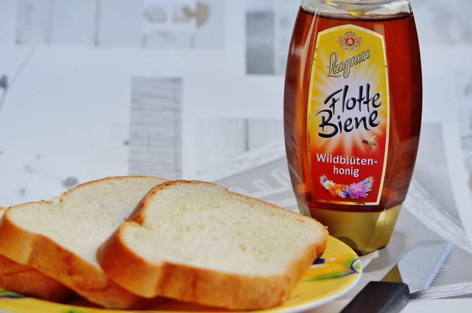 two brown slice bread with flotte beine bottle preview