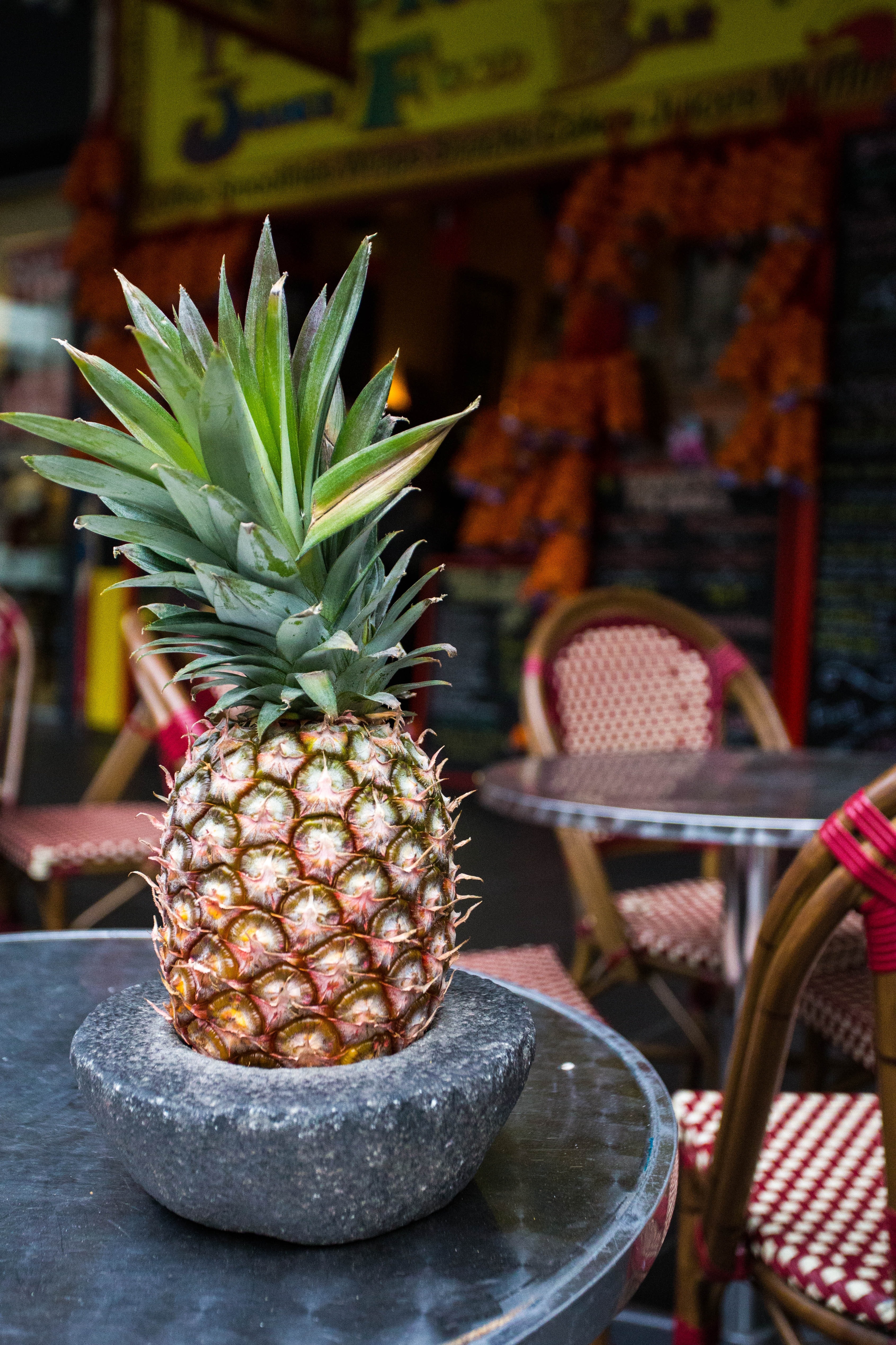 Fruit, Food, Colorful, Table, Pineapple, pineapple, food and drink