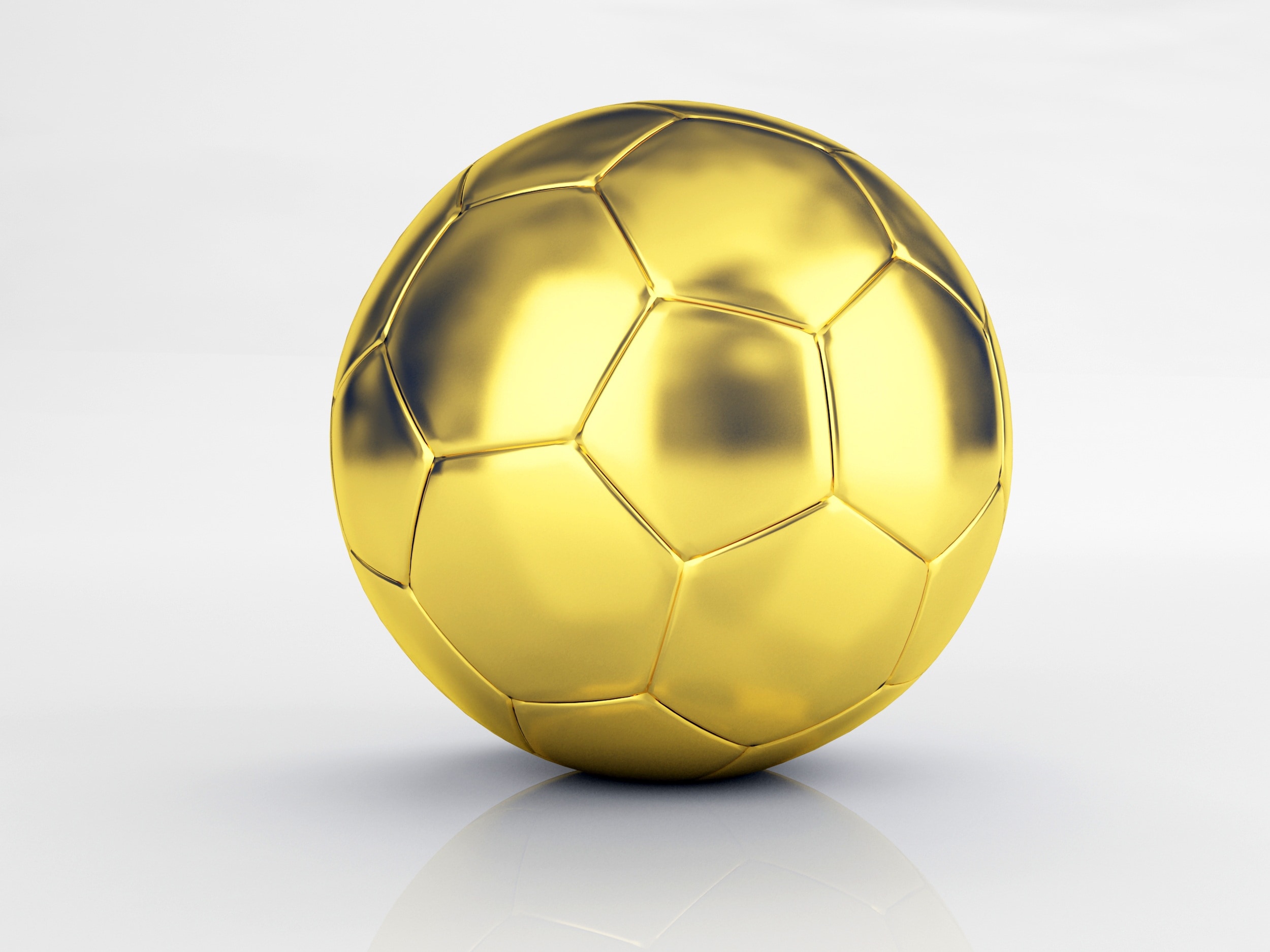 gold soccer ball