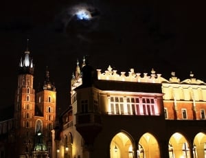 City, Krakow, Basilica, Old, Town, night, illuminated thumbnail