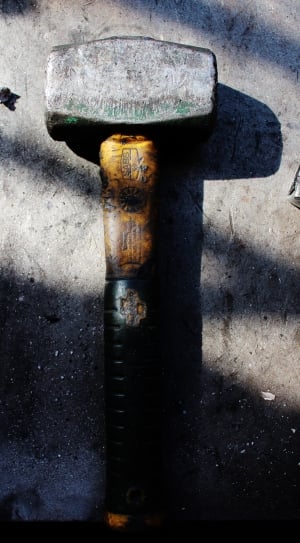grey and yellow sledge hammer thumbnail